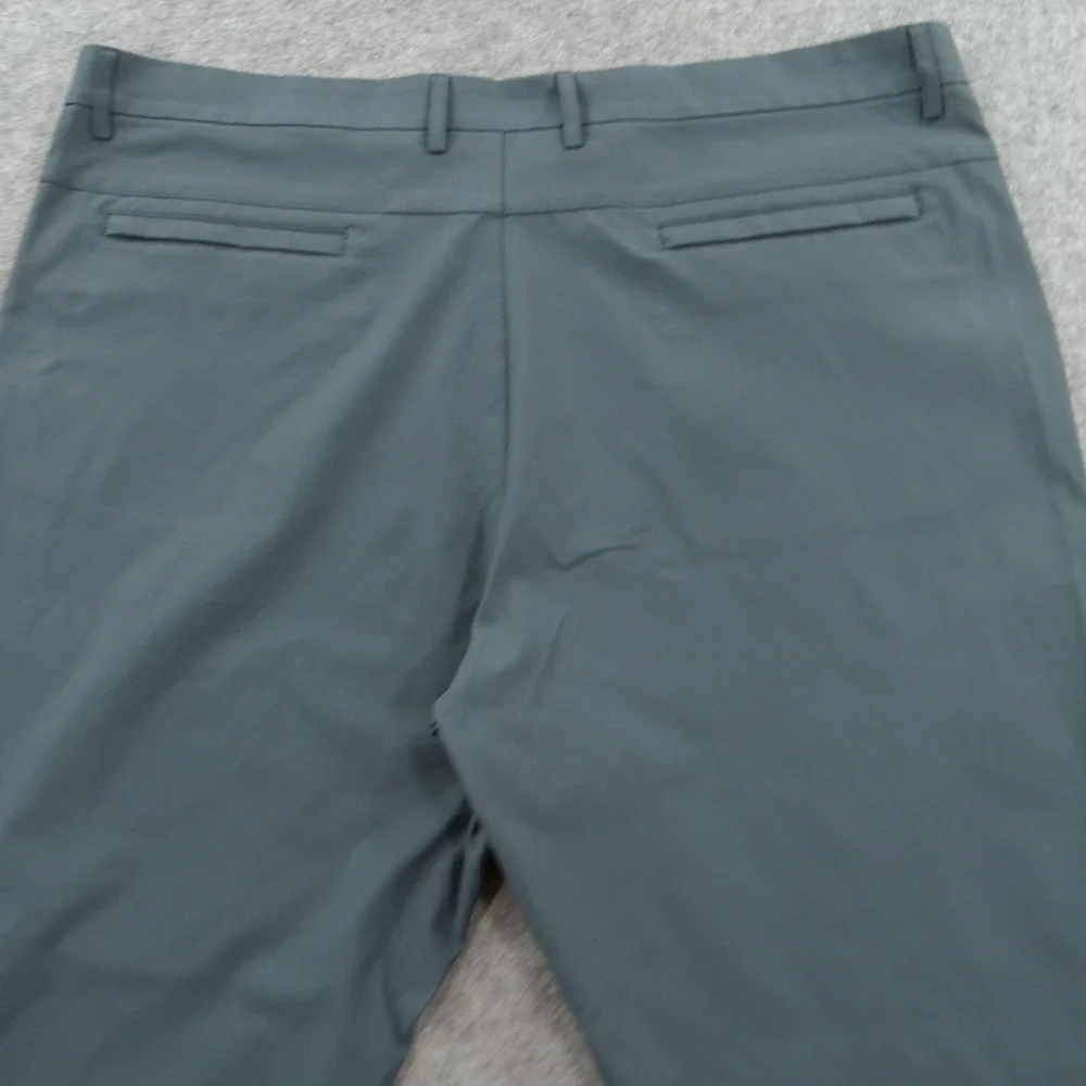 Marcus Pierce Pants Mens 40 Gray Performance Tech Golf Trousers Chino